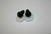 Crystal Plastic Safety Teddy Bear Eyes Inc Washers Soft Toy Making - Black 6mm